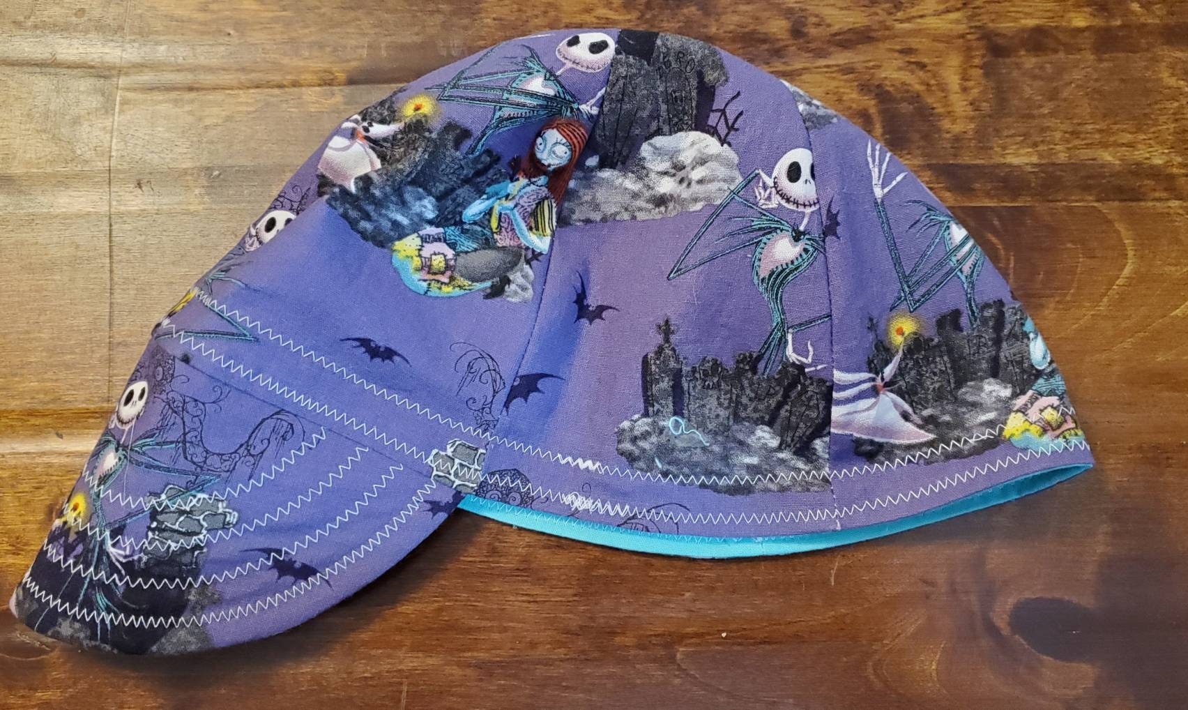 Nightmare Before Christmas-Small 6 Panel Reversible Welding Cap